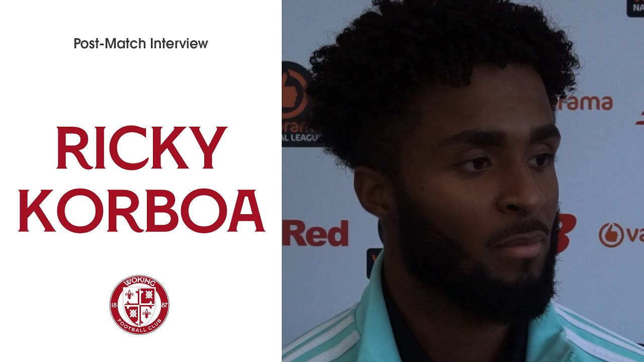 Woking 1-0 Eastleigh | Ricky Korboa Interview