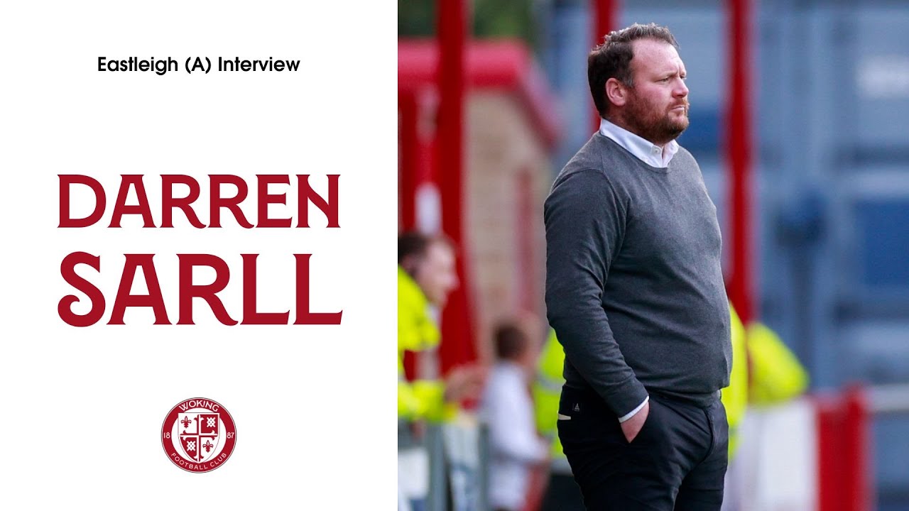 Eastleigh 0-1 Woking | Darren Sarll Interview