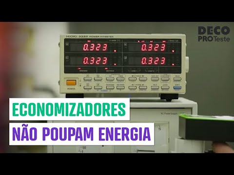 Economizadores não reduzem fatura de eletricidade