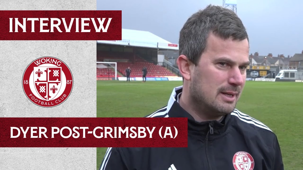 Grimsby Town 1-0 Woking | Ian Dyer Interview