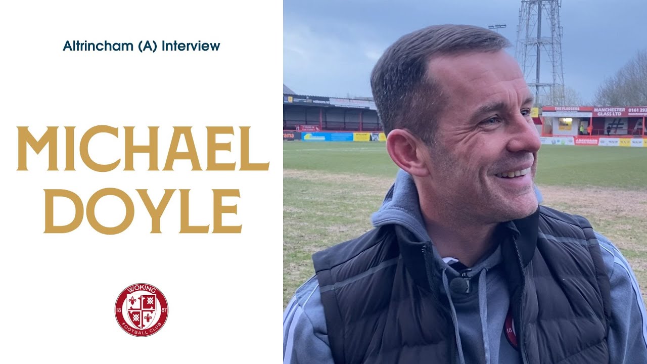 Altrincham 0-1 Woking | Michael Doyle Interview