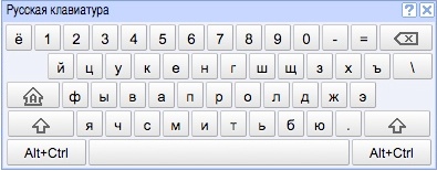 Virtual keyboard