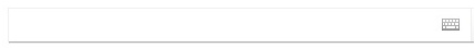 Keyboard icon next to YouTube search bar